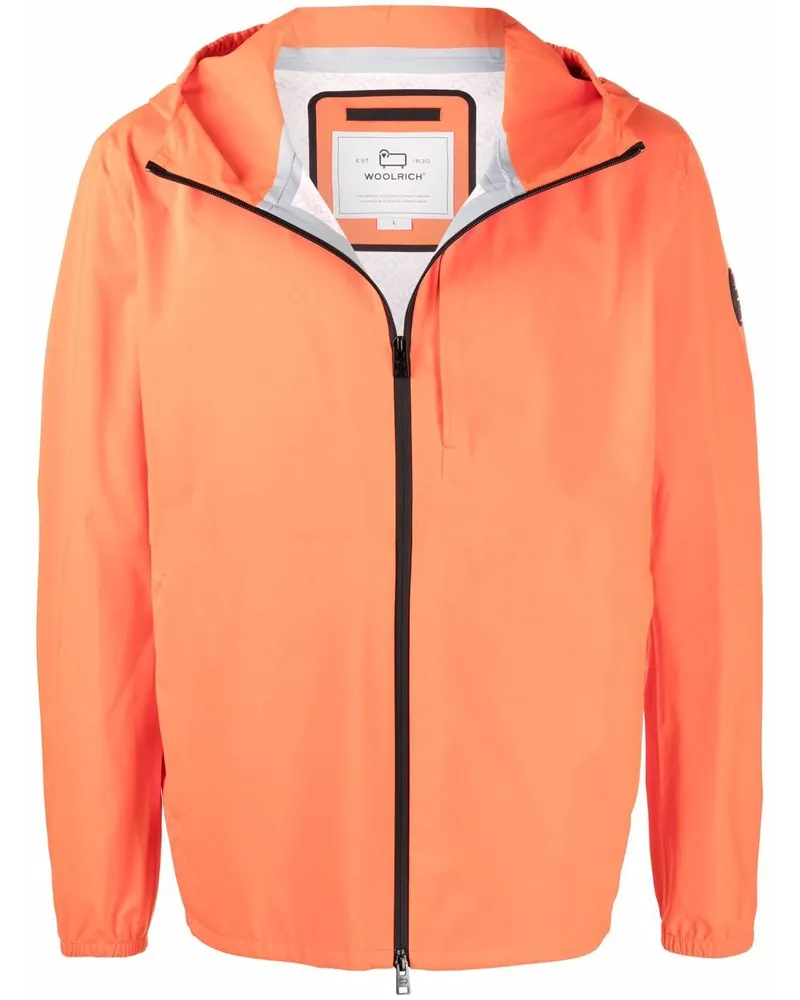 Woolrich Kapuzenjacke mit Logo - Orange Orange