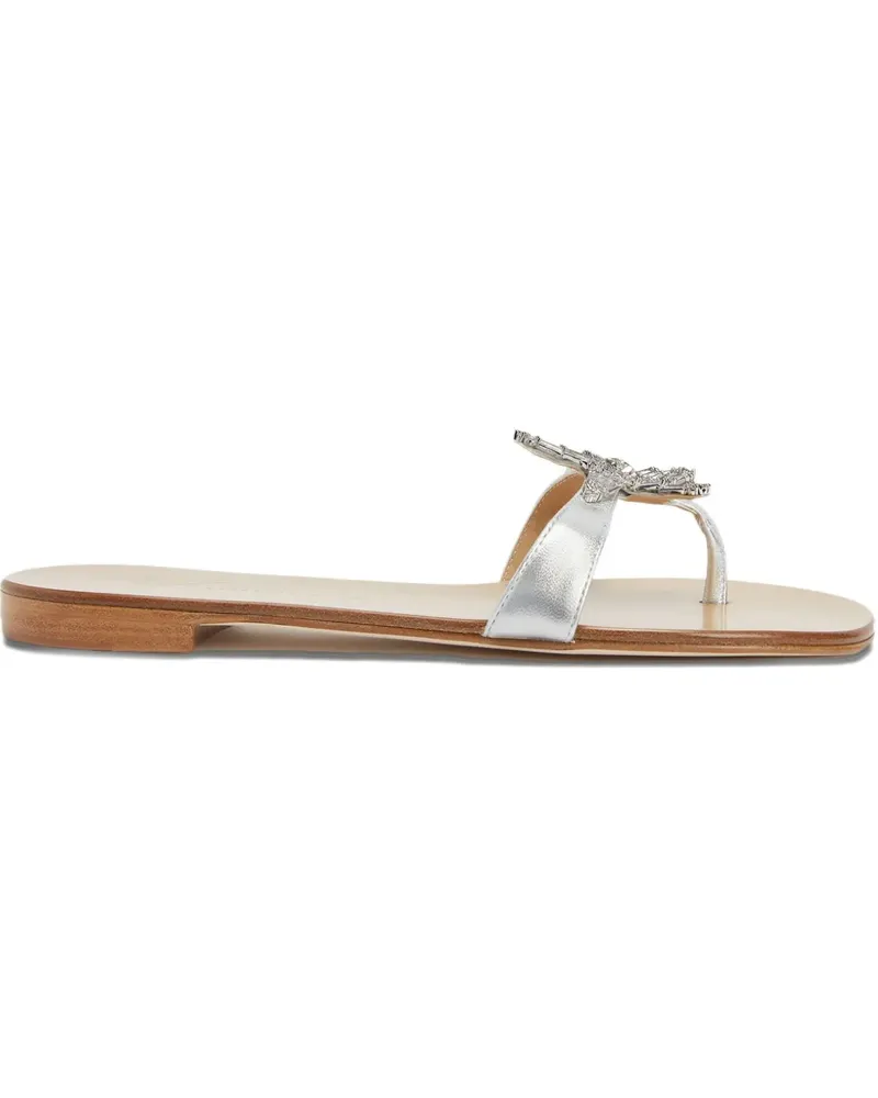 Giuseppe Zanotti Eligia Sandalen mit Sternverzierung - Silber Silber