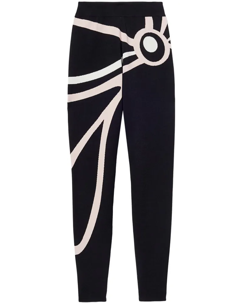 Emilio Pucci Sport-Leggings aus Marmo-Jacquard - Schwarz Schwarz