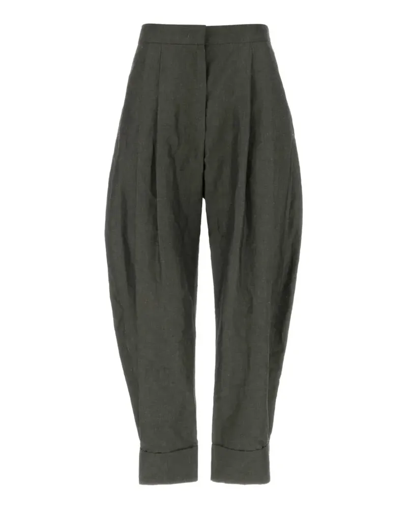 PT TORINO Cloe pleated trousers - Grün Grün