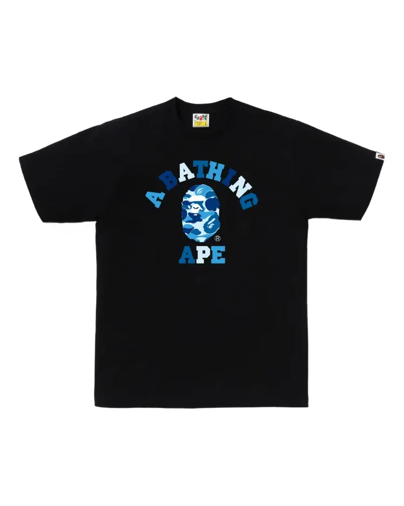 BAPE Ape Head T-Shirt mit Logo-Print - Schwarz Schwarz