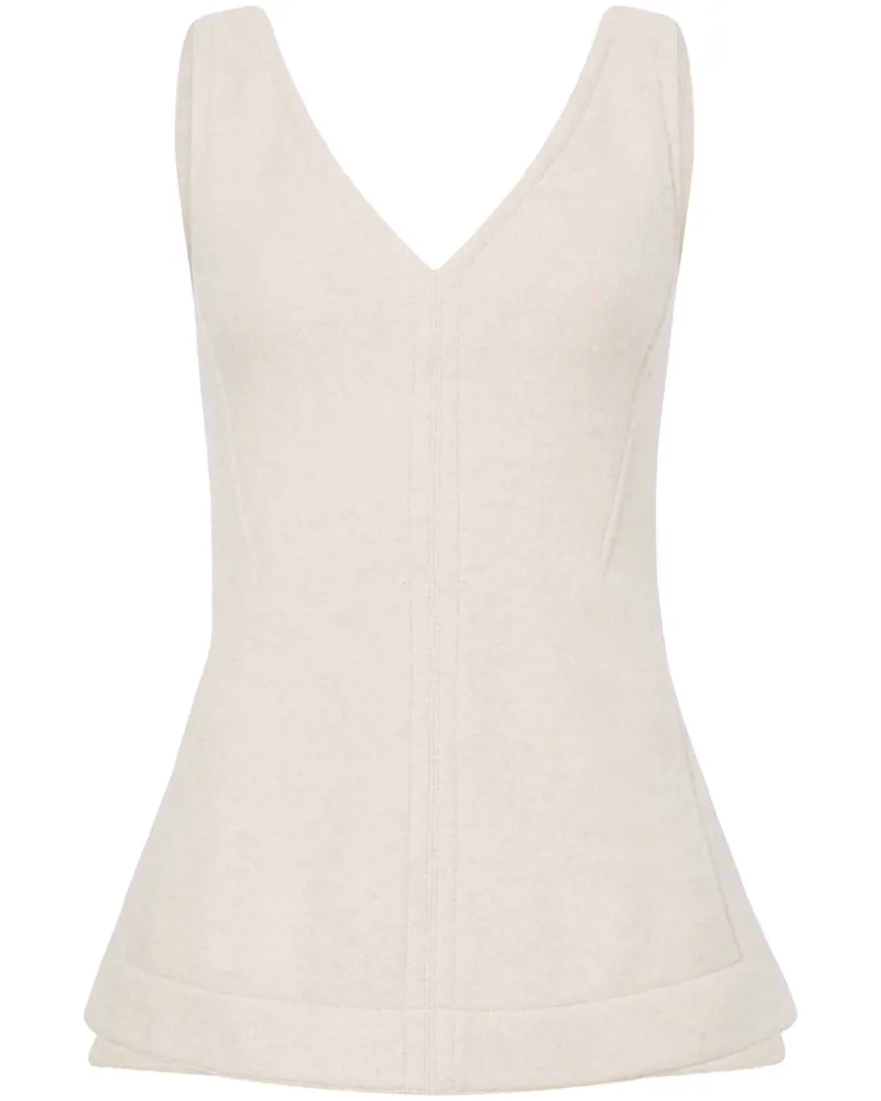 Proenza Schouler Winona Oberteil - Weiß Weiß