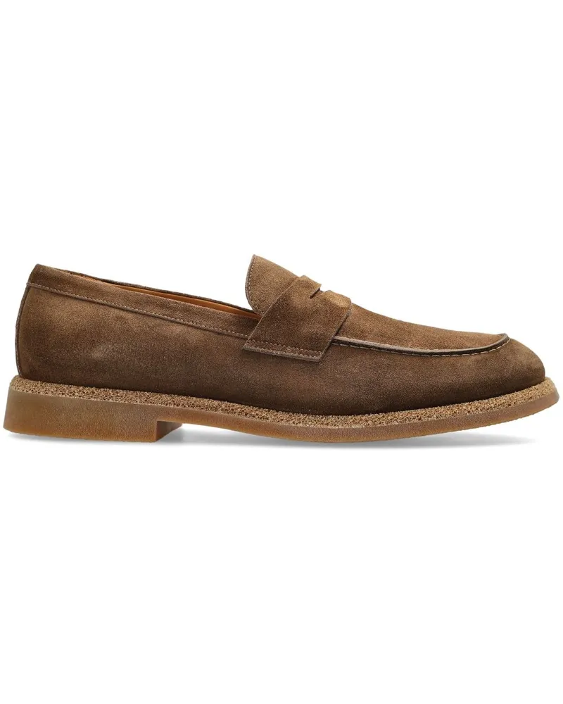 Eleventy Loafer aus Wildleder - Braun Braun