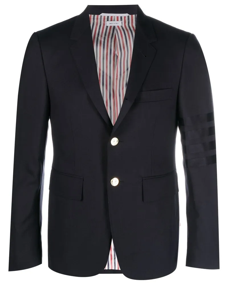 Thom Browne Sakko mit Signature-Streifen - Blau Blau