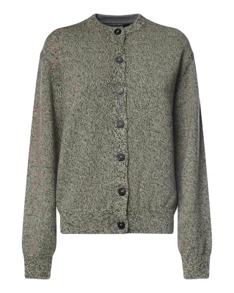 Jacquemus Cardigan mit Intarsien-Logo - Grau Grau