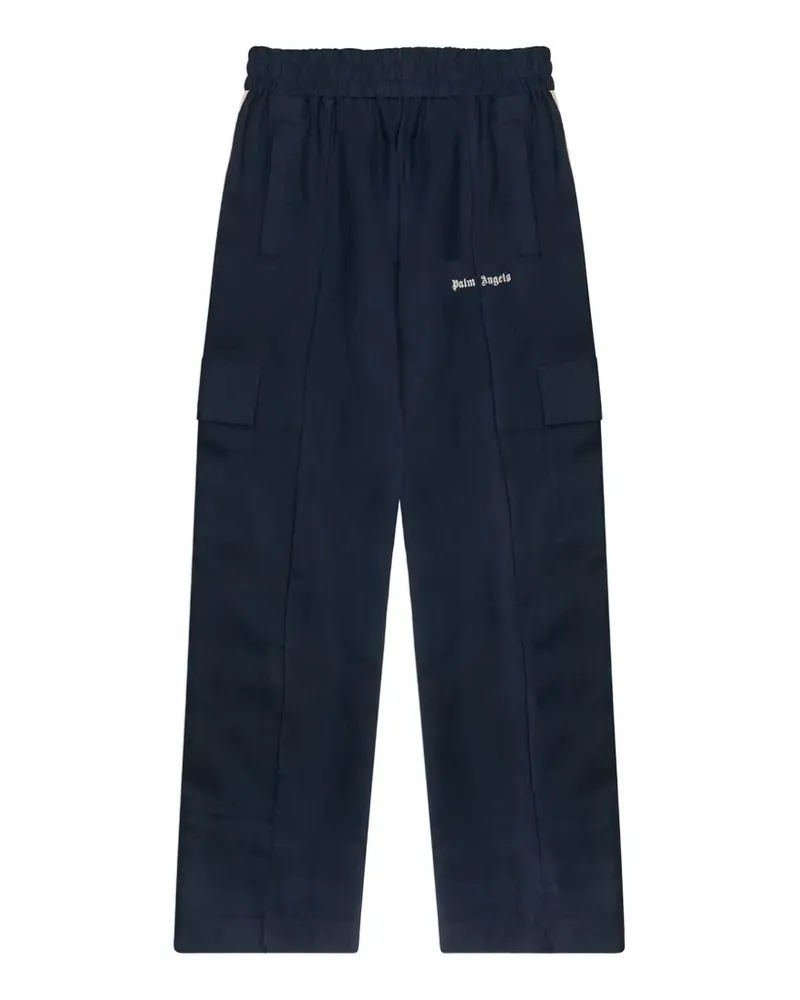 Palm Angels Jogginghose mit Logo-Stickerei - Blau Blau