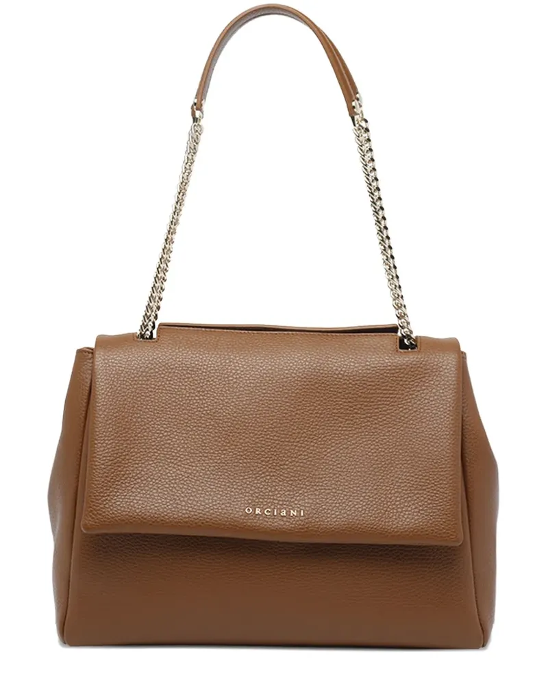 Orciani Medium Sveva Sense shoulder bag - Braun Braun
