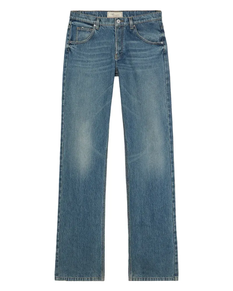 Blumarine Jeans mit Logo-Print - Blau Blau