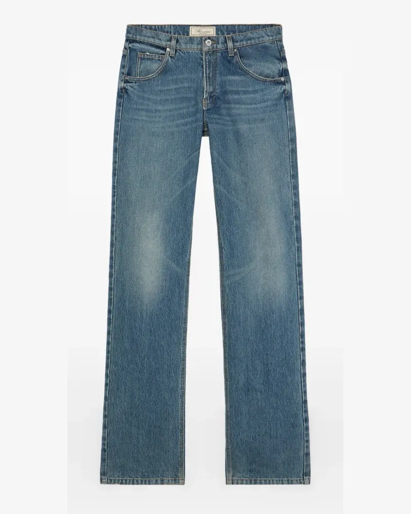 Blumarine Jeans mit Logo-Print - Blau Blau
