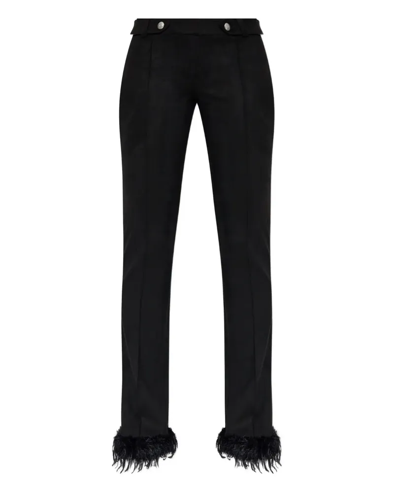 MISBHV Hose mit Federbesatz - Schwarz Schwarz