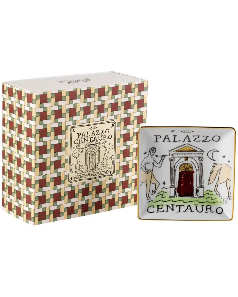 Ginori 1735 Palazzo Centauro Ablage aus Porzellan - Weiß Weiß
