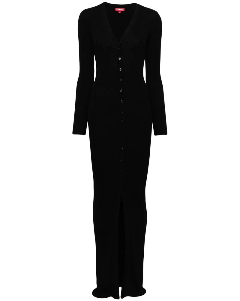 STAUD Shoko Kleid - Schwarz Schwarz