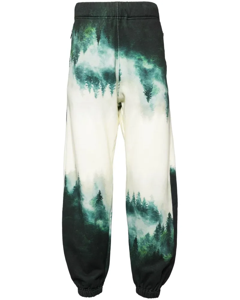 Undercover Jogginghose mit grafischem Print - Weiß Weiß