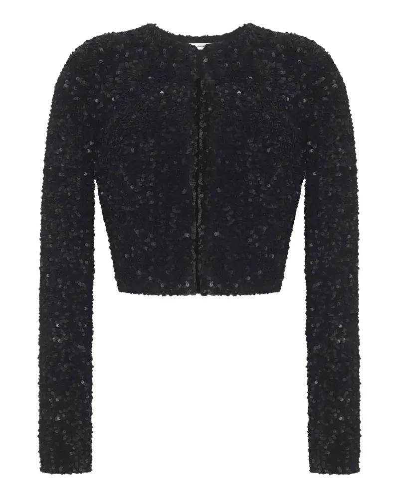 Adam Lippes Raya sequin-embellished cardigan - Schwarz Schwarz