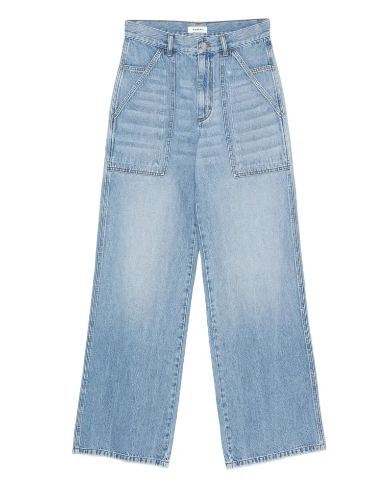 Sandro Jeans mit seitlichen Taschen - Blau Blau