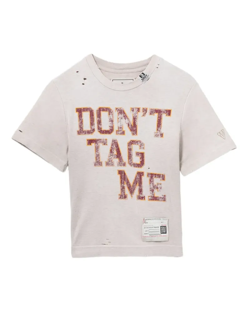 MIHARAYASUHIRO T-Shirt mit Print - Rosa Rosa