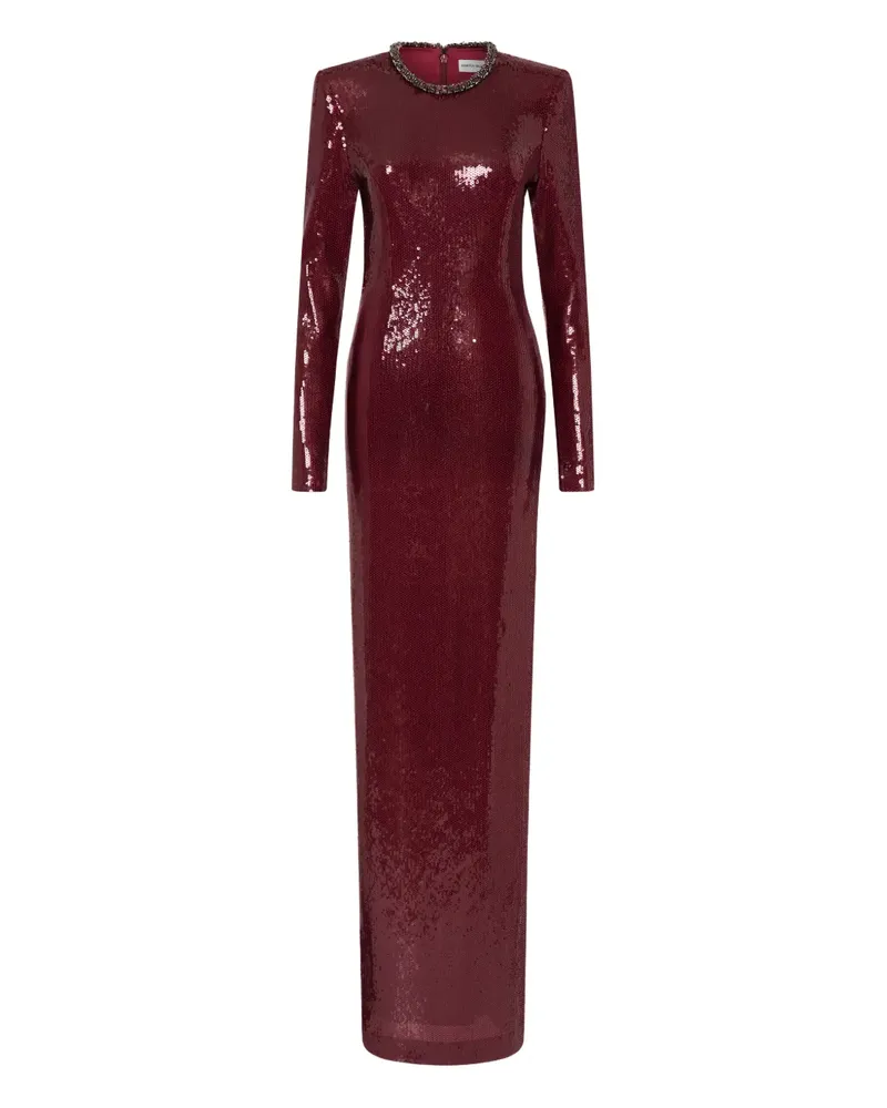 Rebecca Vallance Nero sequin-embellished maxi dress - Rot Rot