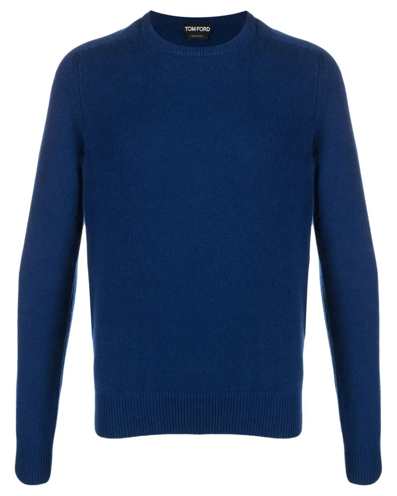 Tom Ford Kaschmirpullover mit Rollkragen - Blau Blau