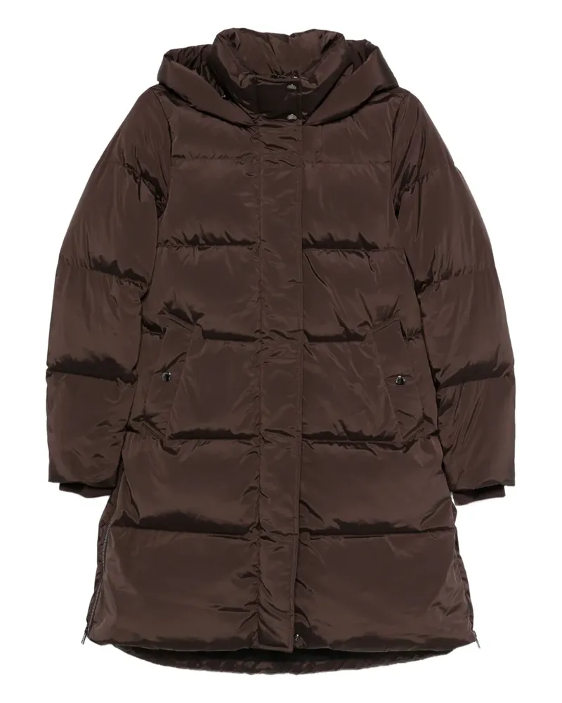 Woolrich hooded quilted coat - Braun Braun