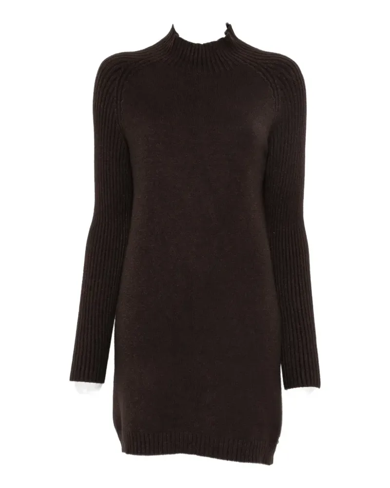 Please ribbed-knit mini dress - Braun Braun