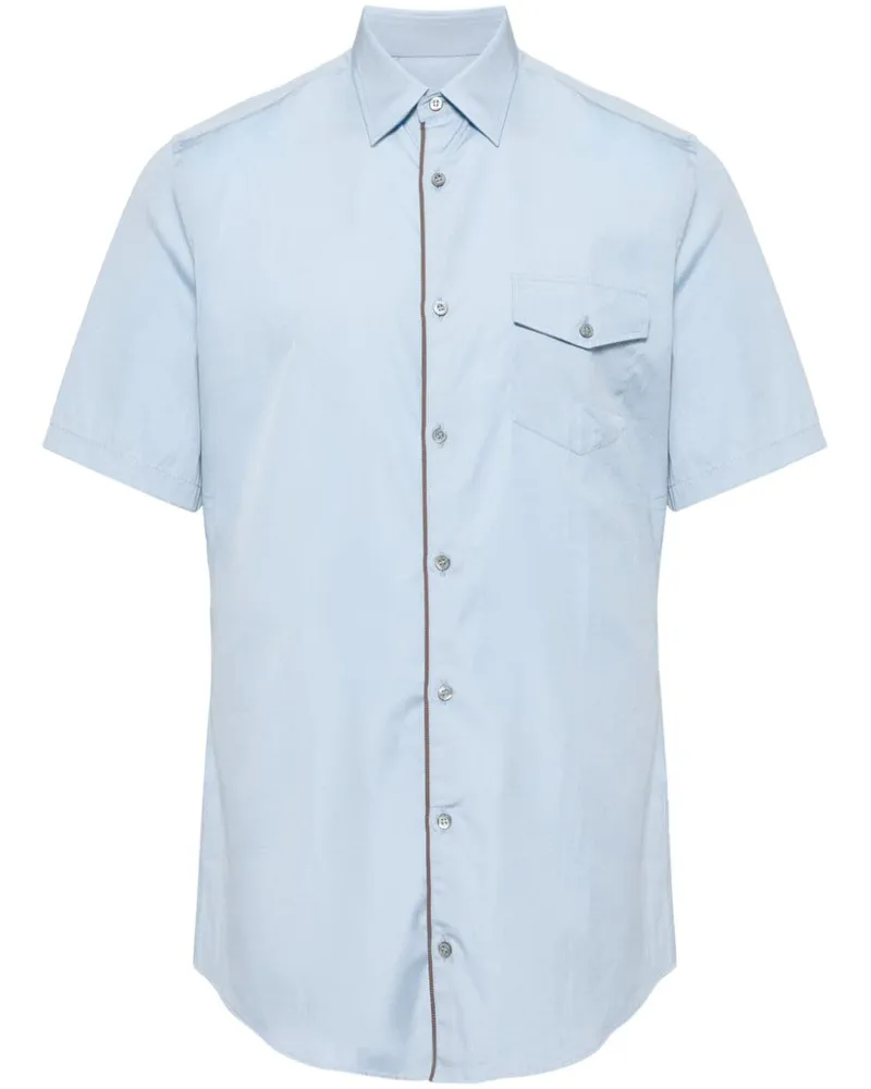 Gucci T-Shirt mit Kontrastdetails - Blau Blau