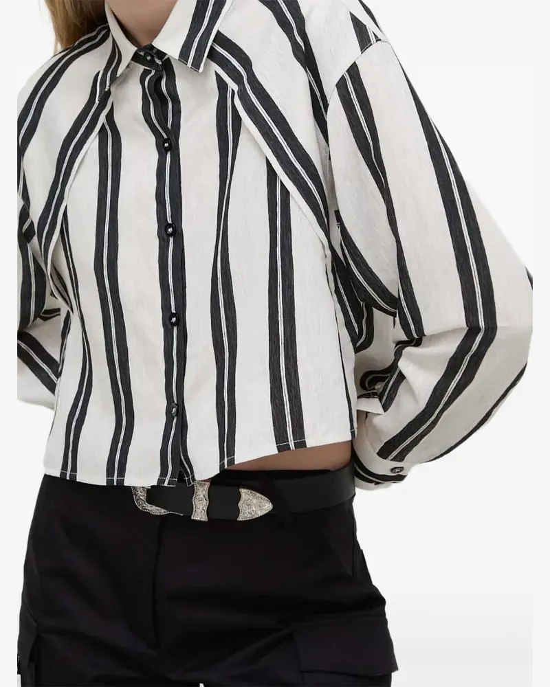IRO Fabana striped shirt - Weiß Weiß