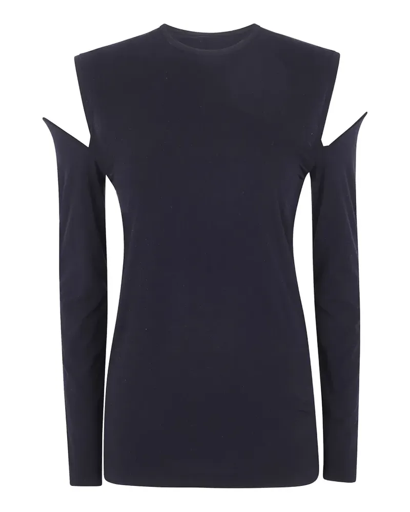 Junya Watanabe cut-out T-shirt - Schwarz Schwarz