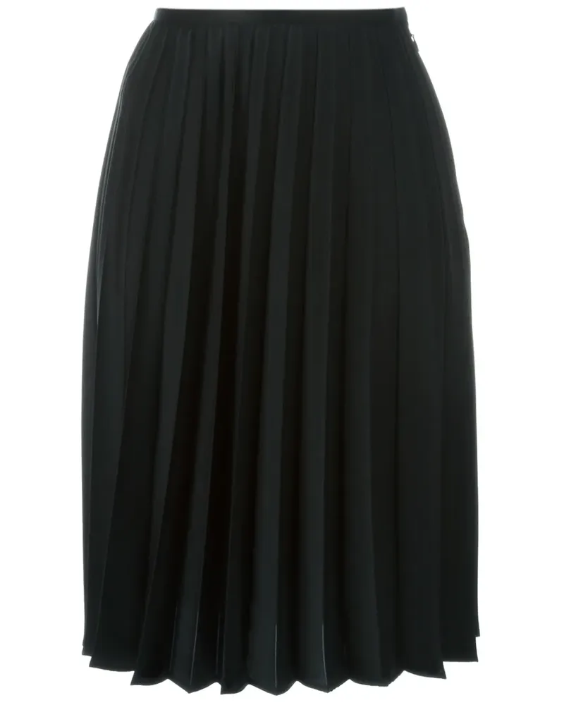Noir Kei Ninomiya Plissierter Rock - Schwarz Schwarz