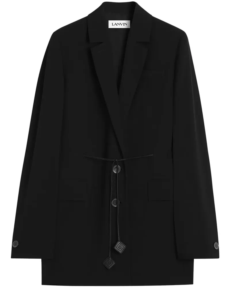 Lanvin Klassischer Blazer - Schwarz Schwarz