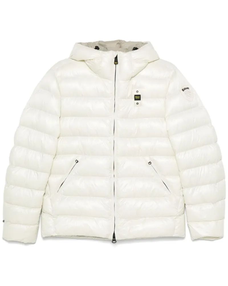 Blauer Adams Jacke - Weiß Weiß