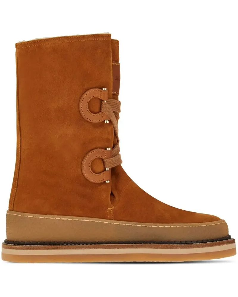 Ferragamo Winter Stiefel - Braun Braun