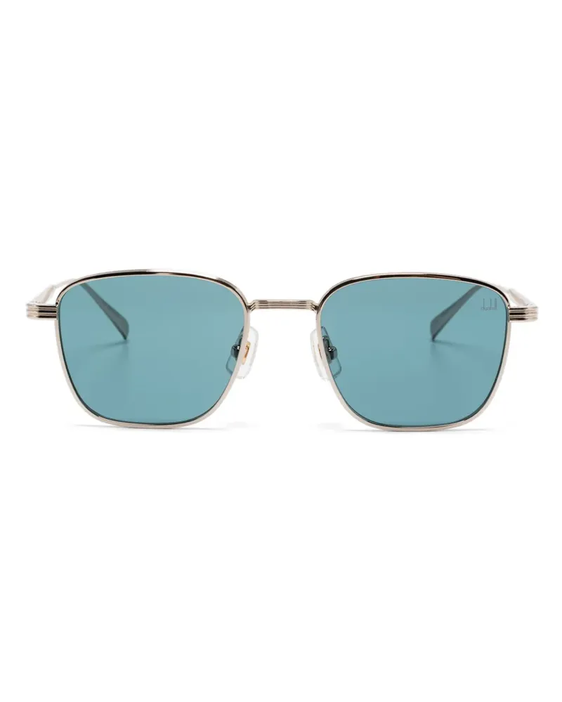 Dunhill Sonnenbrille mit eckigem Gestell - Silber Silber