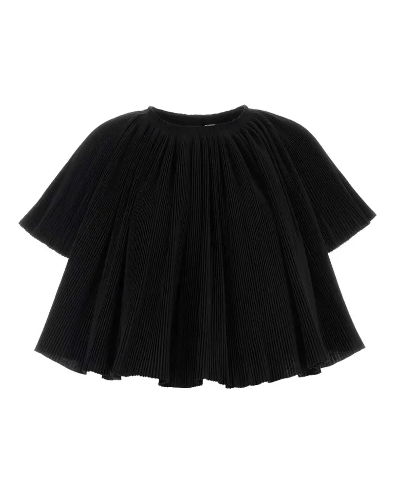 Co pleated top - Schwarz Schwarz
