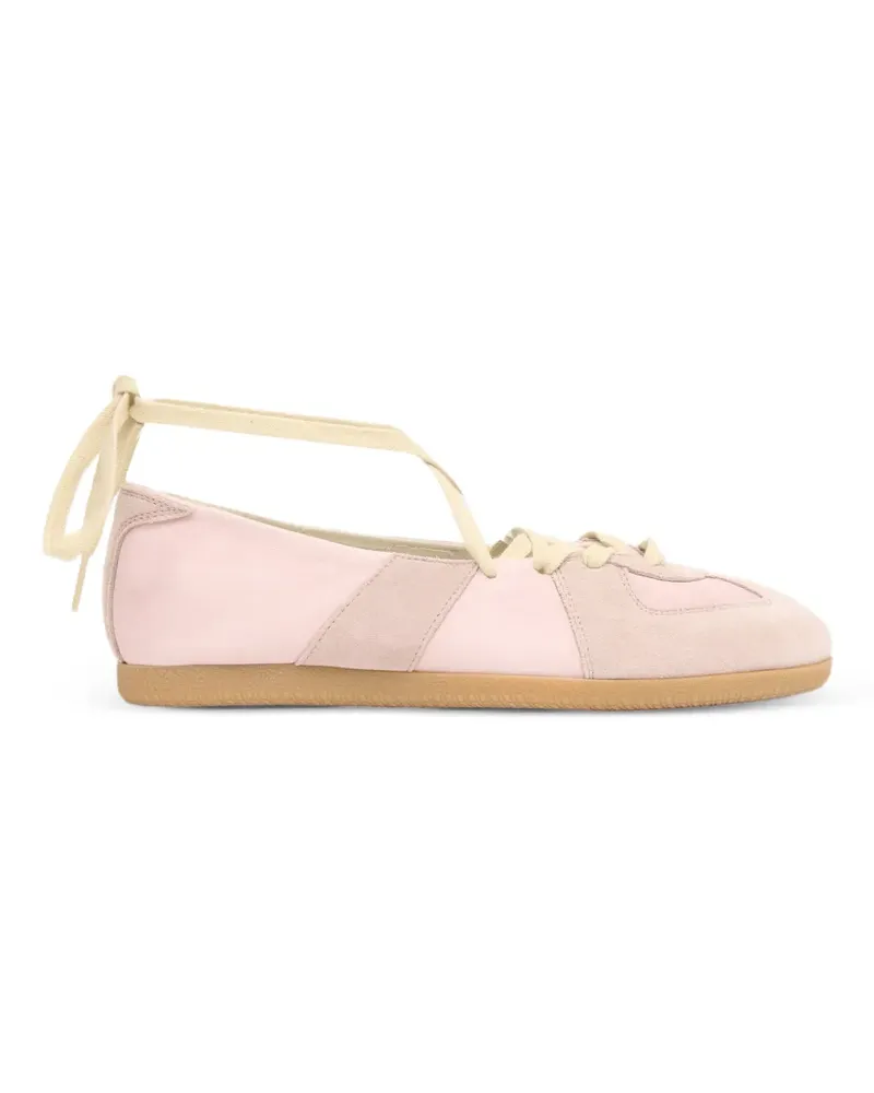 Maison Margiela Replica panelled leather sneakers - Rosa Rosa