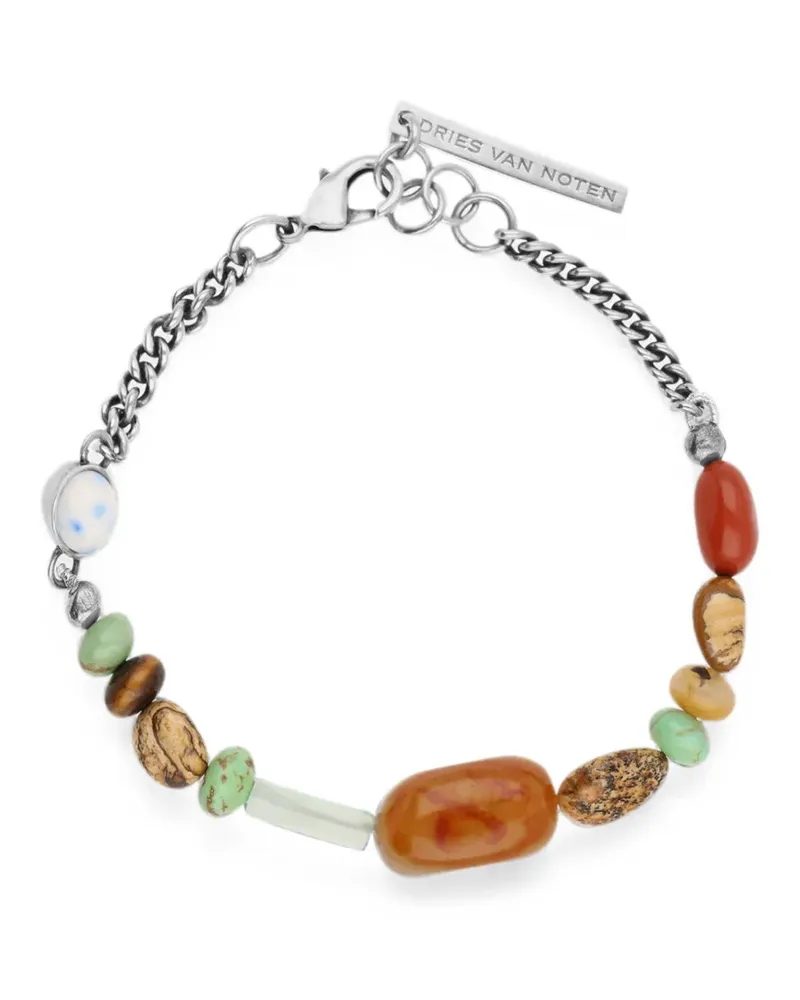 Dries van Noten multicolored stone bracelet - Silber Silber