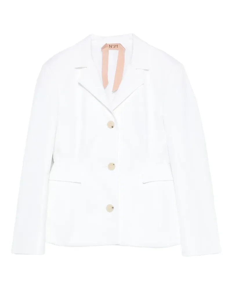 N° 21 single-breasted blazer - Weiß Weiß