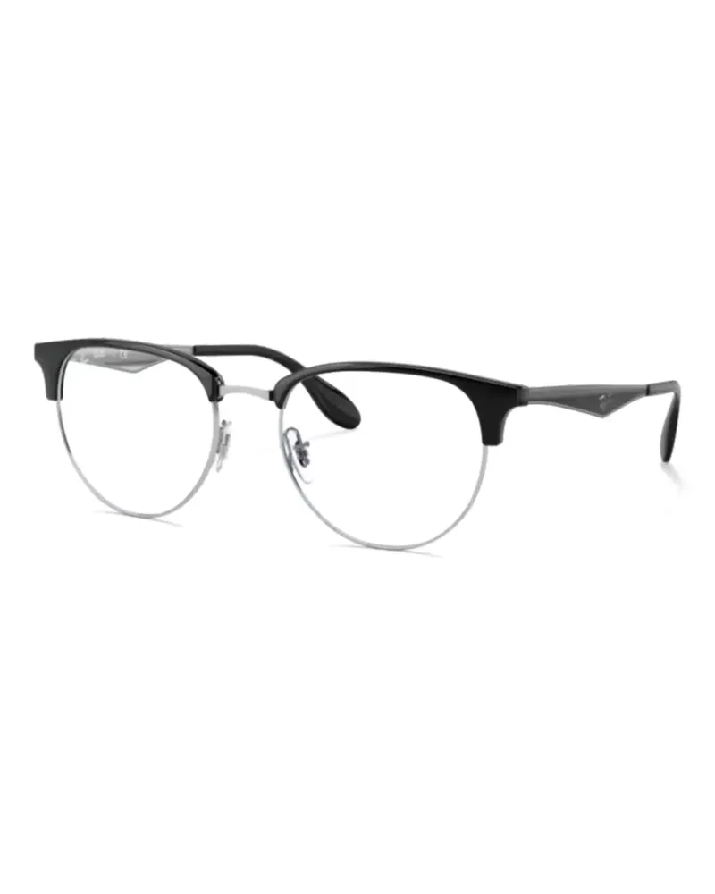 Ray Ban Brille mit rundem Gestell - Schwarz Schwarz