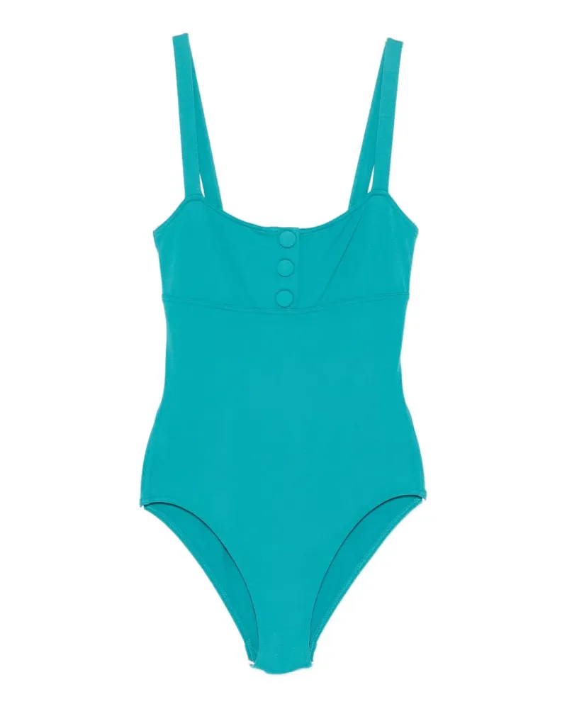 Eres Dahabiya button-embellished swimsuit - Blau Blau