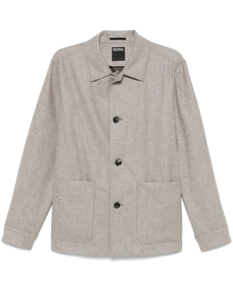 Ermenegildo Zegna Alpe Hemdjacke - Grau Grau