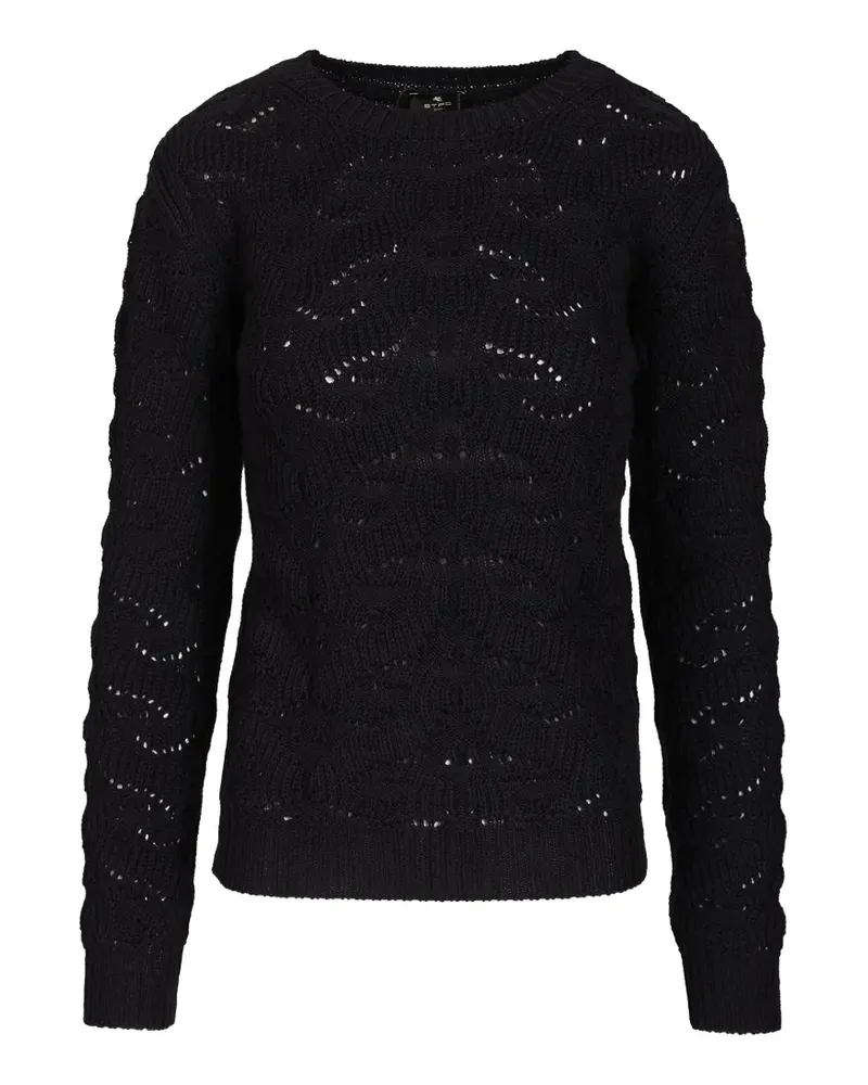 Etro Pullover mit rundem Ausschnitt - Schwarz Schwarz