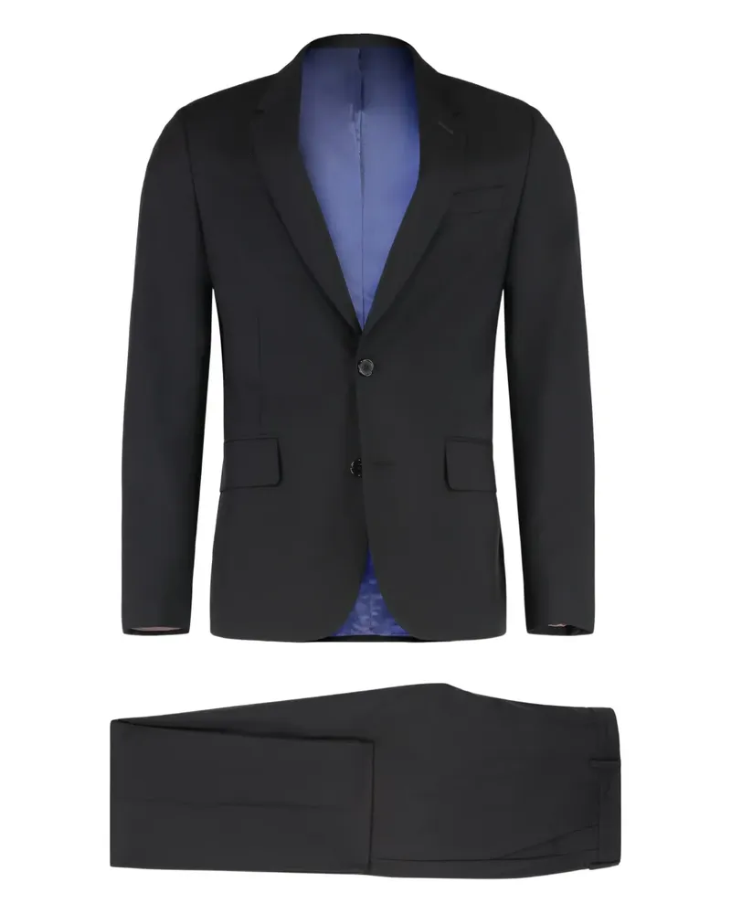 Paul Smith Einreihiger Anzug - Schwarz Schwarz