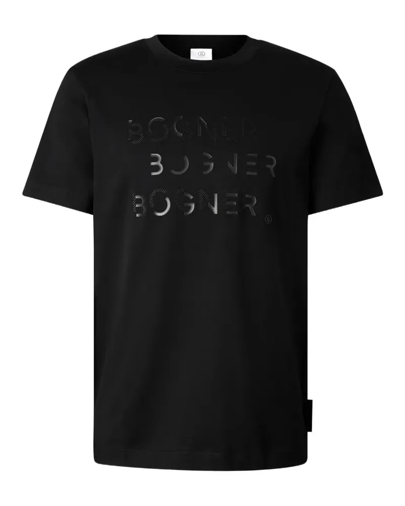 Bogner Ryan T-Shirt aus Baumwolle mit Logo-Print - Schwarz Schwarz