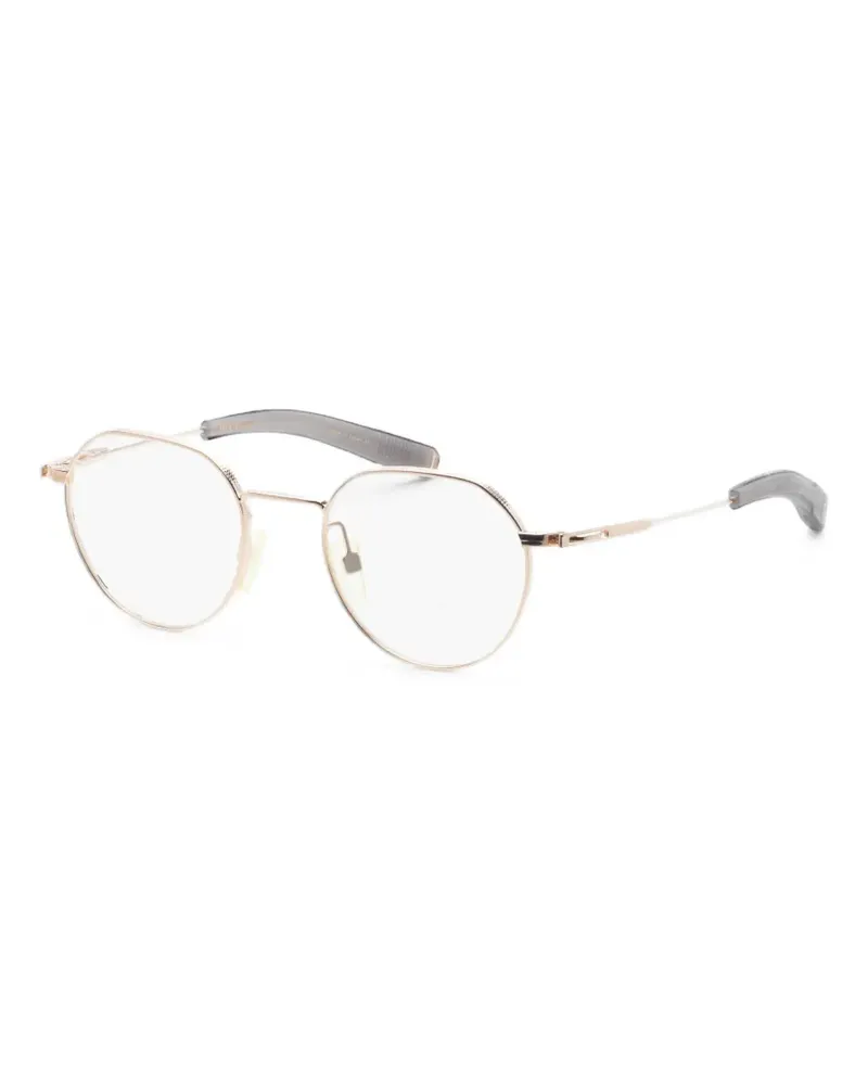 DITA Lancier Brille mit geometrischem Gestell - Gold Gold