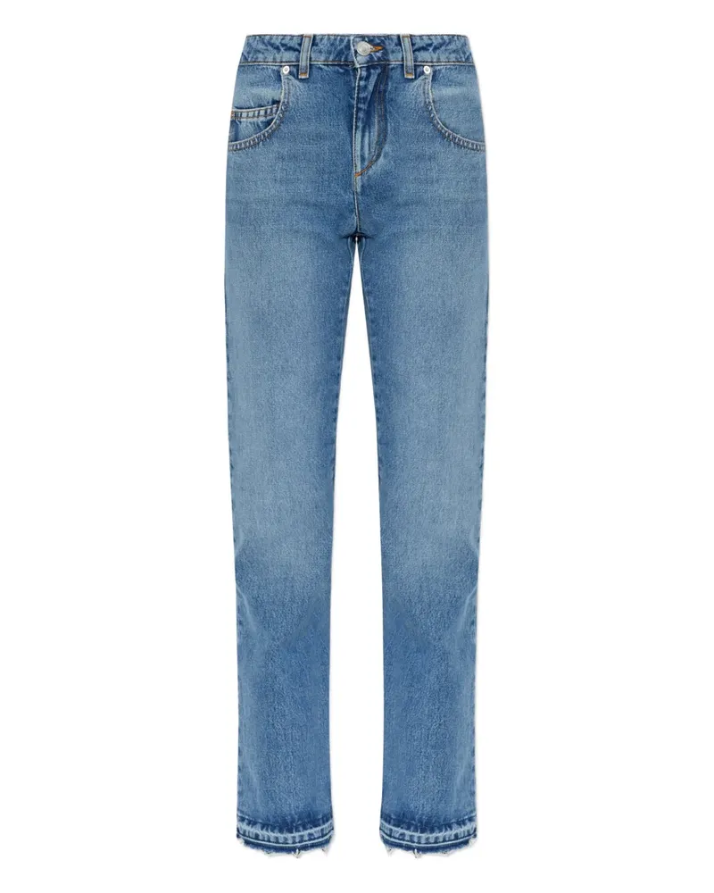 Isabel Marant Denala frayed jeans - Blau Blau