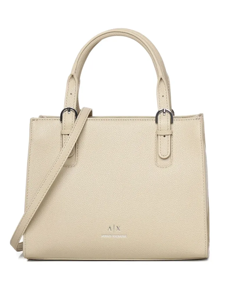 Armani Exchange Handtasche aus Leder - Nude Nude