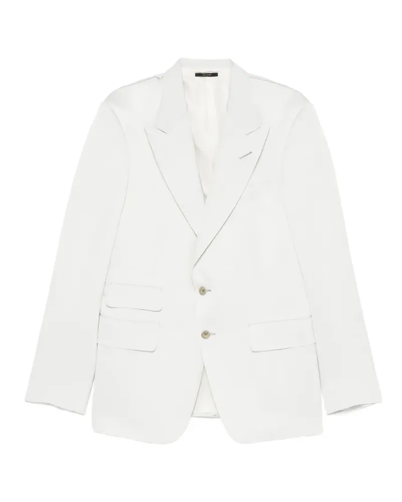 Tom Ford Shelton peak-lapel single-breasted blazer - Blau Blau