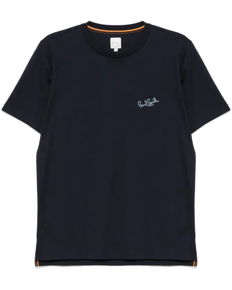 Paul Smith T-Shirt mit Logo-Print - Blau Blau
