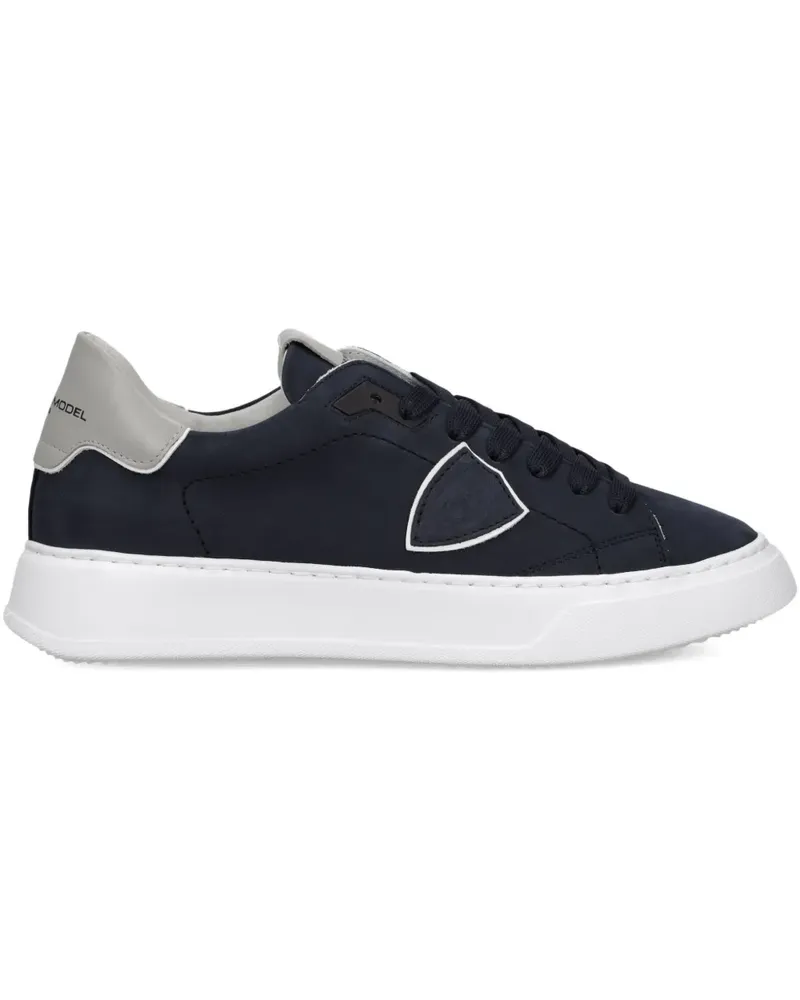 Philippe Model Sneakers mit Wildledereinsätzen - Blau Blau
