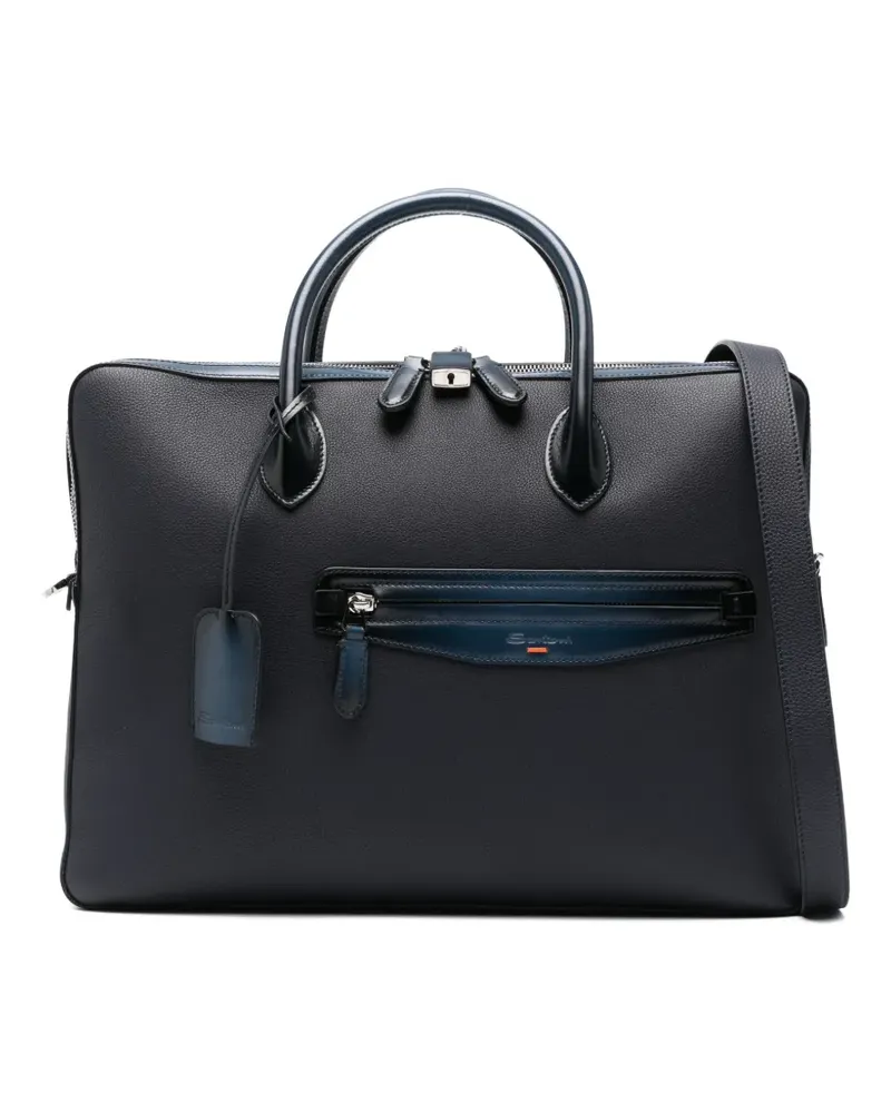 Santoni Laptoptaschen mit Reißverschluss - Blau Blau