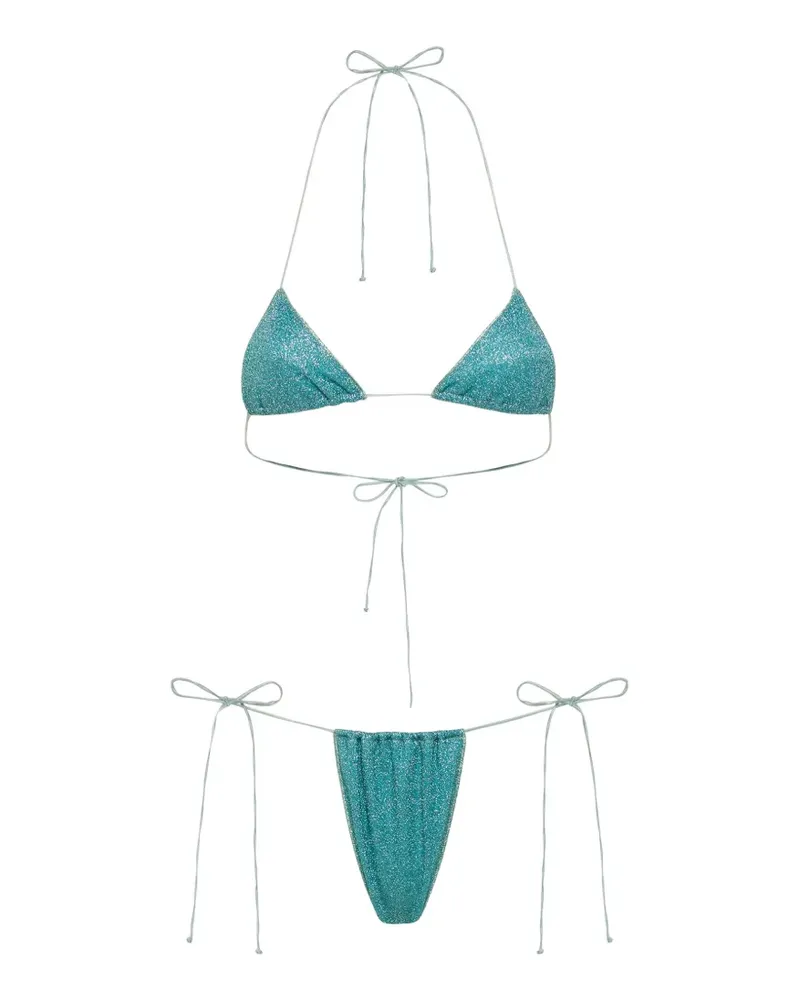Oséree Bikini mit Glitter - Blau Blau